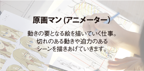 原画マン（アニメーター）